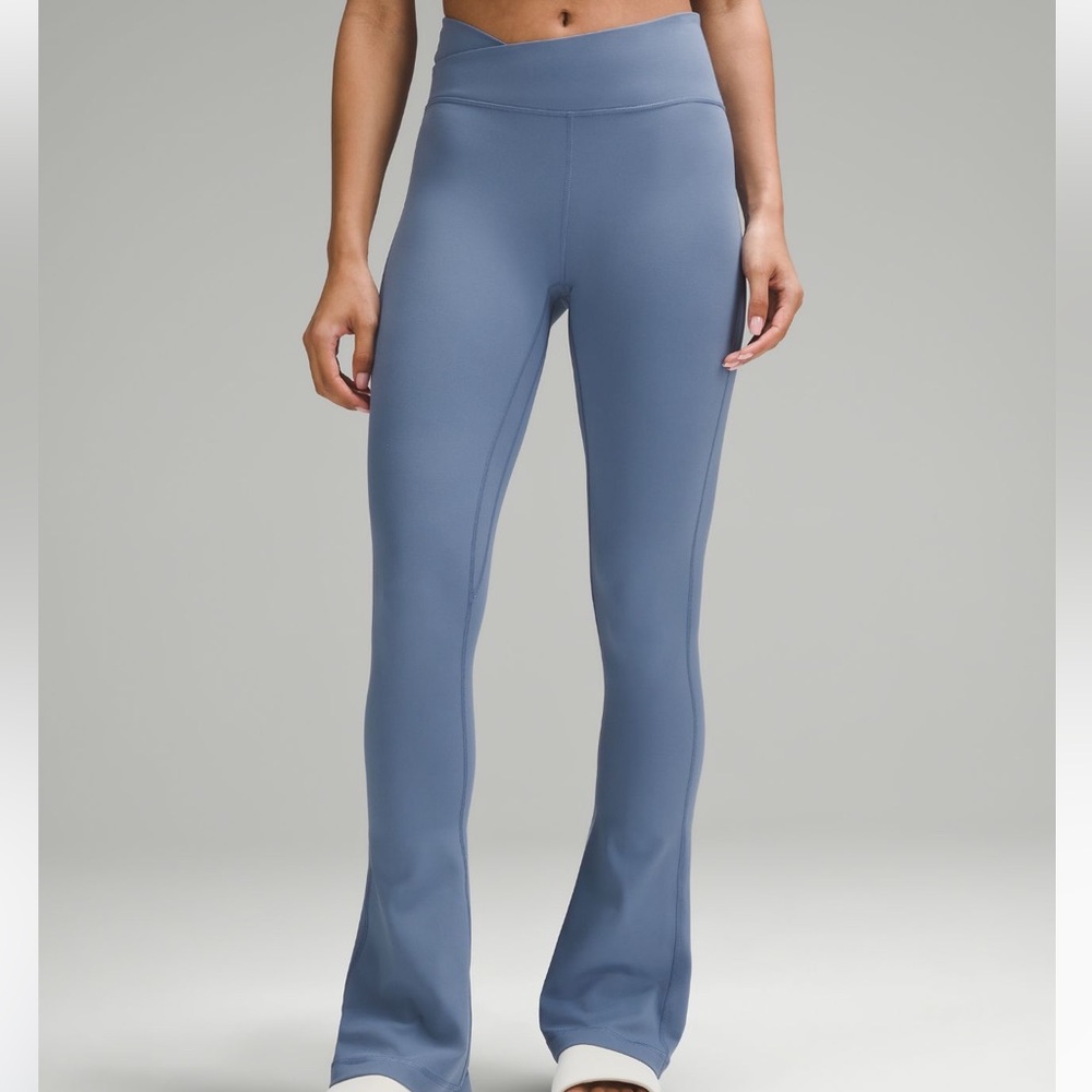 lululemon Align Asymmetrical Mini-Flare Pant - Oasis Blue Size 6